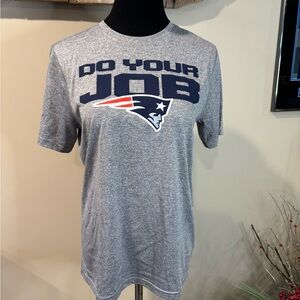 NFL Gray Patriots Short Sleeve Tee